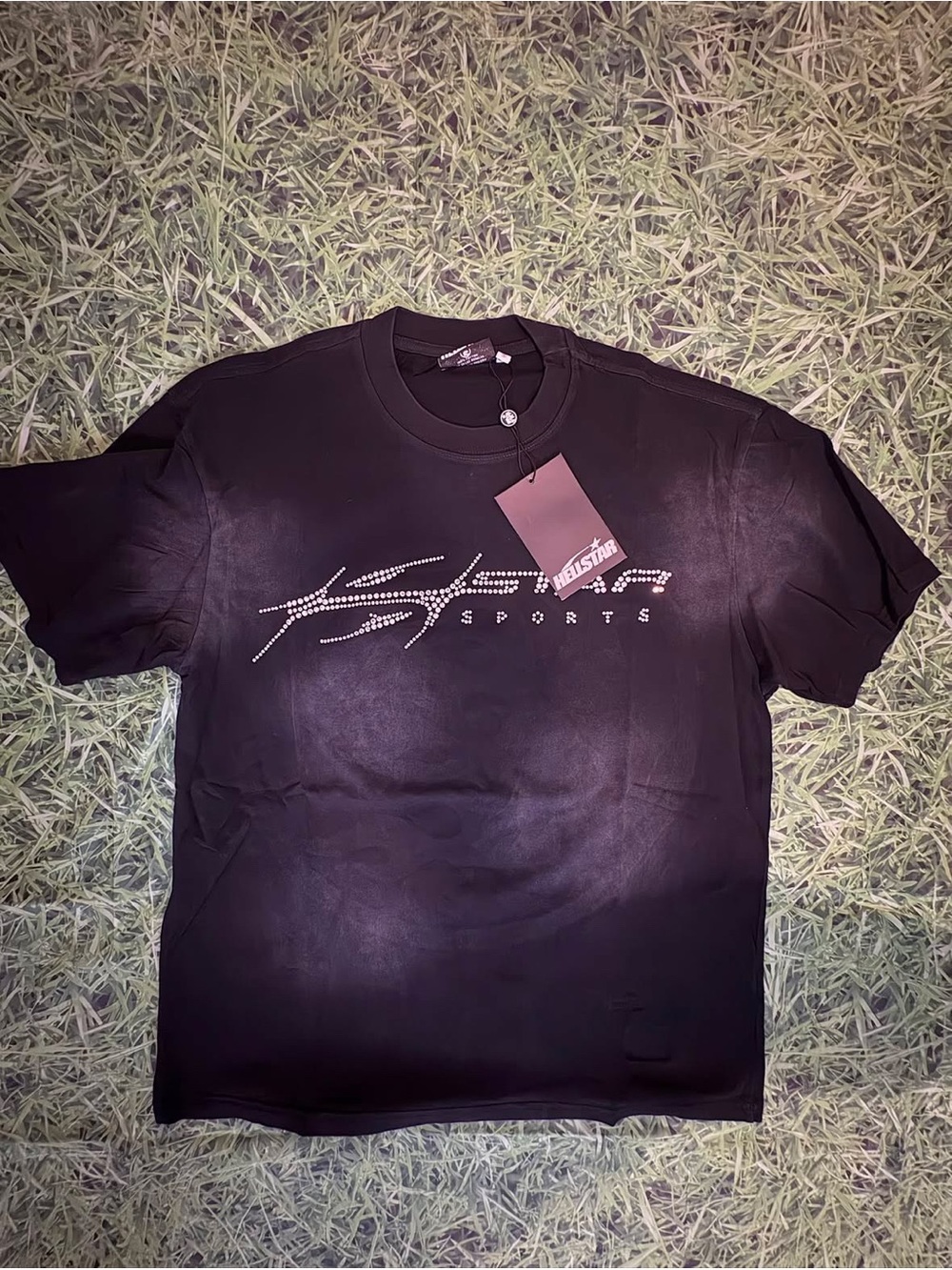 Men's Black Logo Short Sleeve Tee - Sports